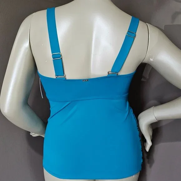 Anne Cole Live in Color Twis Bandini Top Size 18W - Picture 4 of 9